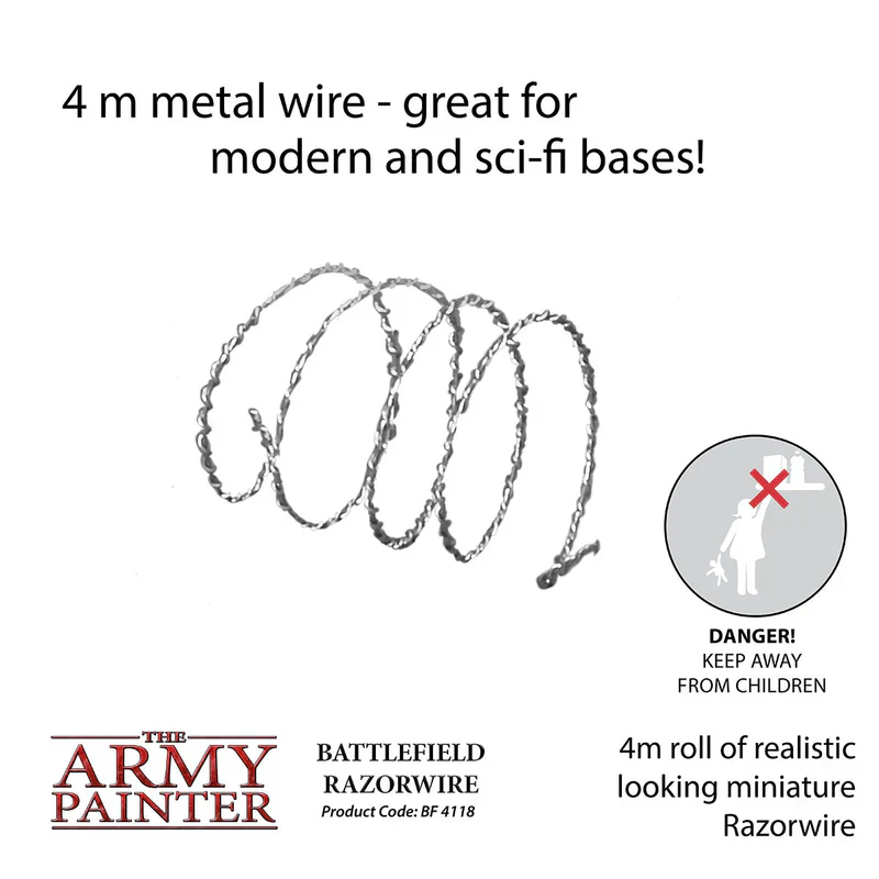 The Army Painter: Battlefield Basing - Battlefield Razorwire - Image 2