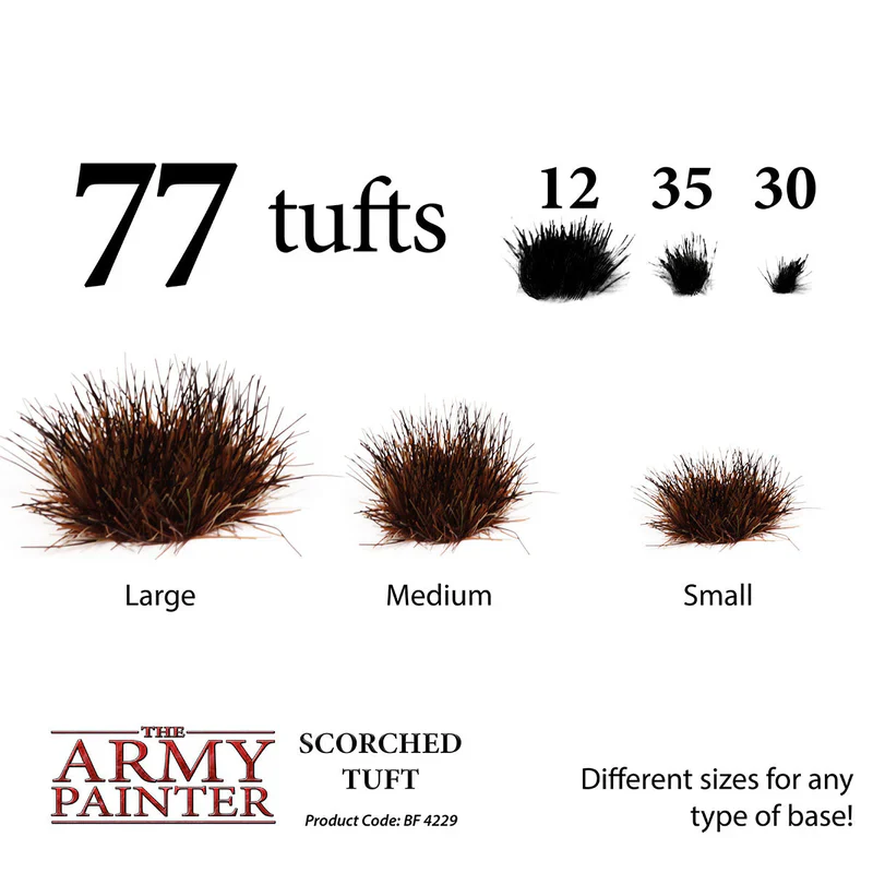 The Army Painter: Battlefield Basing - Foliage - Scorched Tuft - Image 2