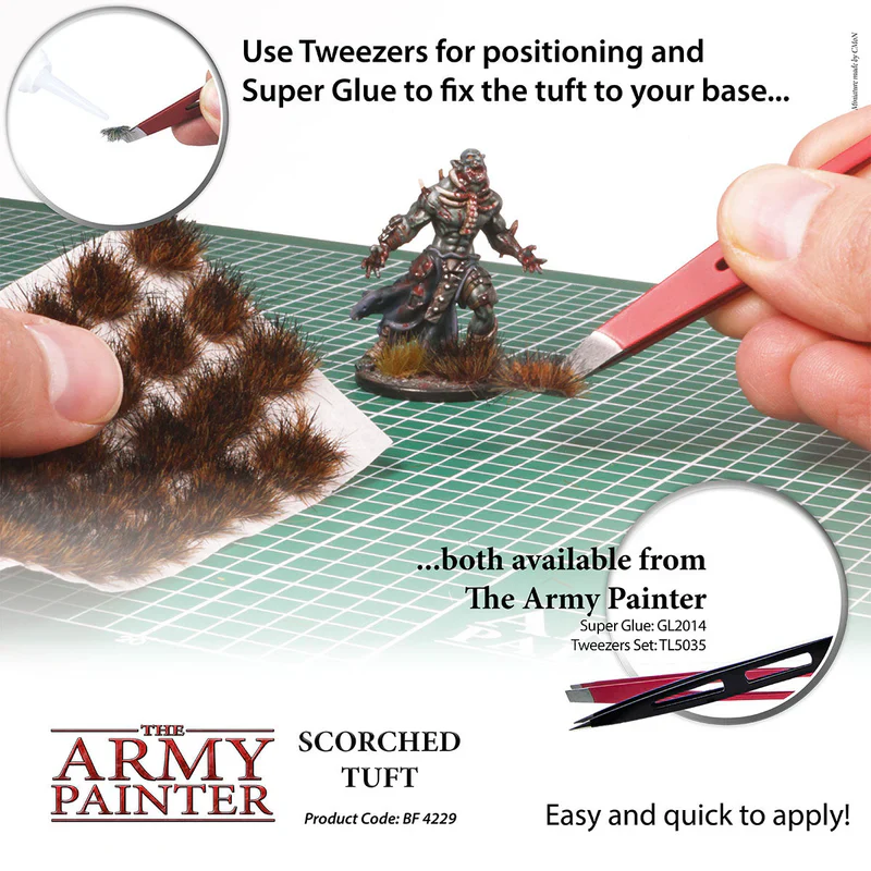 The Army Painter: Battlefield Basing - Foliage - Scorched Tuft - Image 3