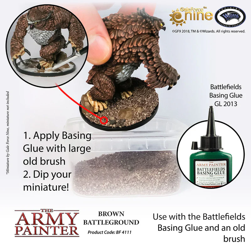 The Army Painter: Battlefield Basing - Scatter - Brown Battleground - Image 3