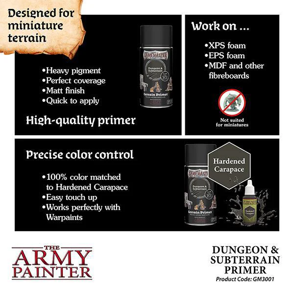 The Army Painter: Gamemaster - Terrain Primer - Dungeon & Subterrain (300ml) - Image 2