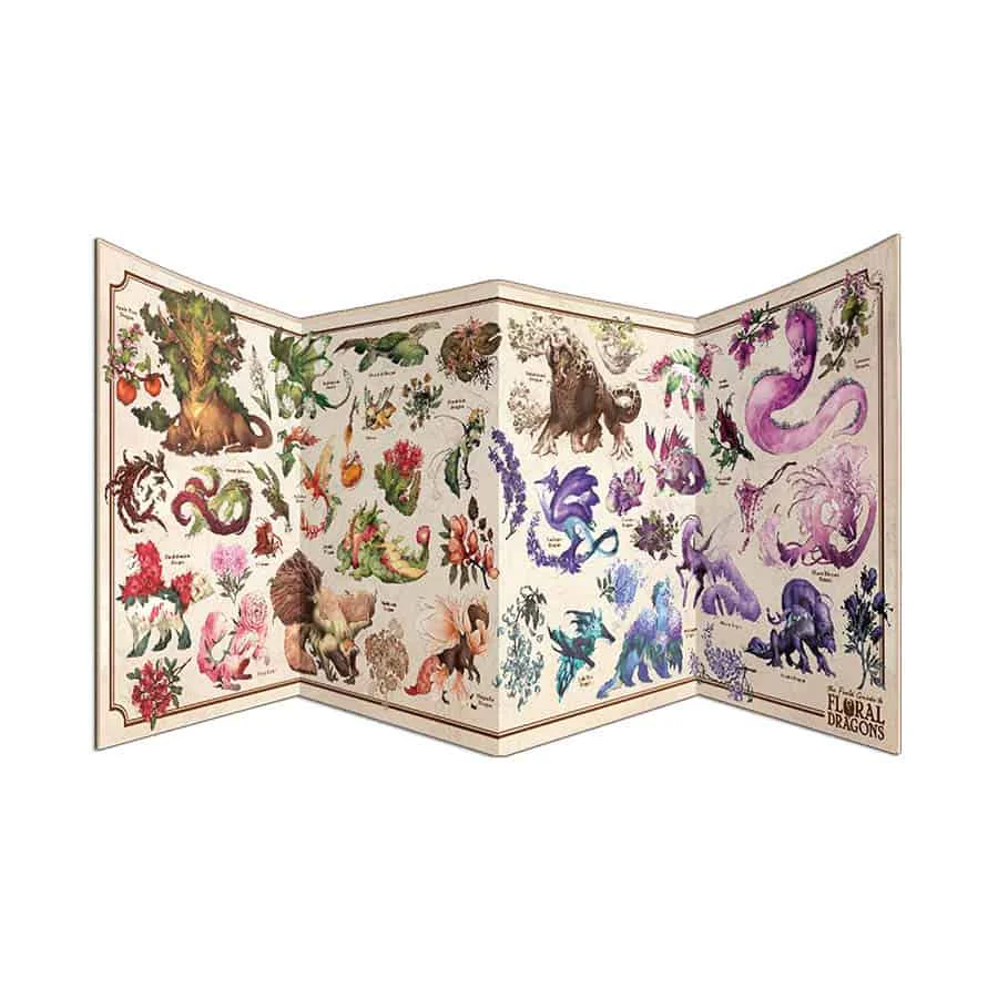 The Field Guide to Floral Dragons: Game Master Screen