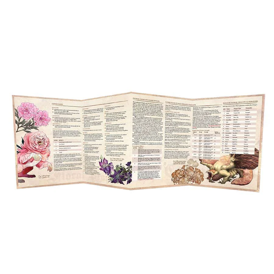 The Field Guide to Floral Dragons: Game Master Screen - Image 2