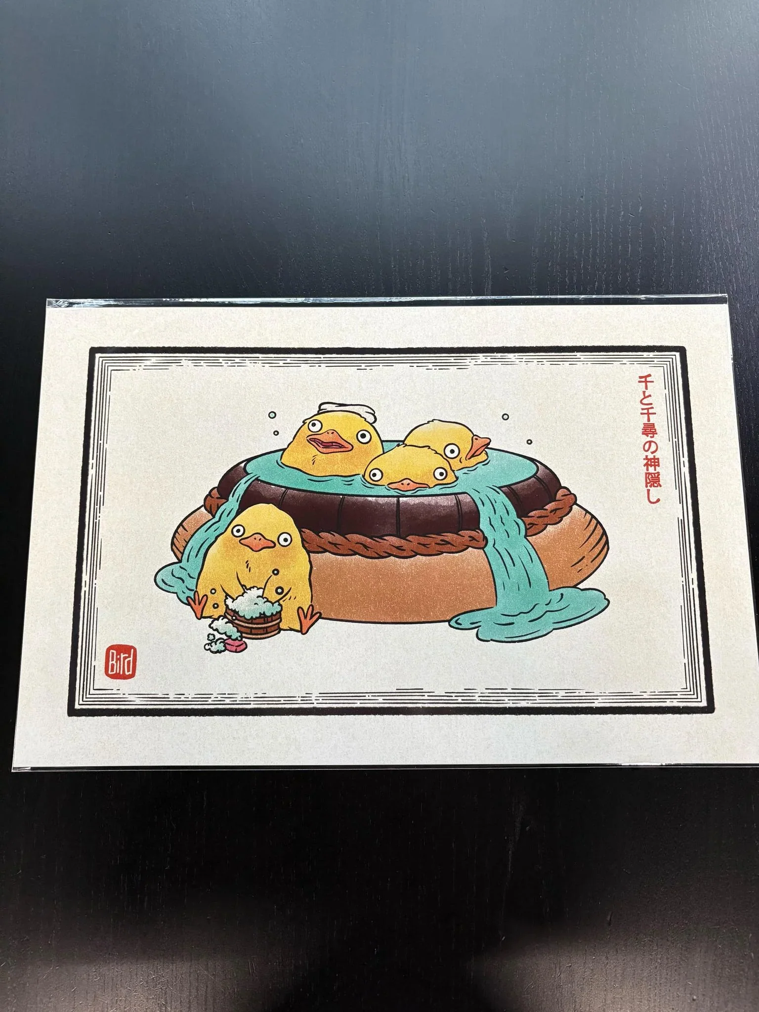 The Laughing Crow: Art Print - 11" x 17" - Ghibli - Ducks