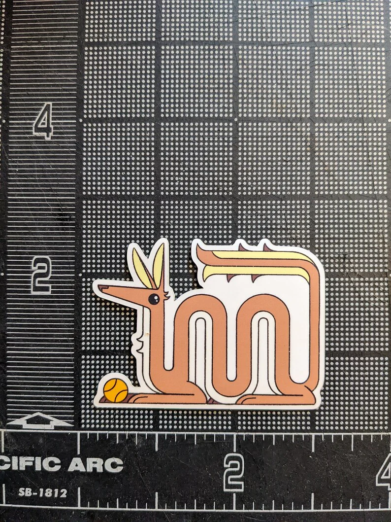 The Laughing Crow: Sticker - Wiggle Pupper - Image 2