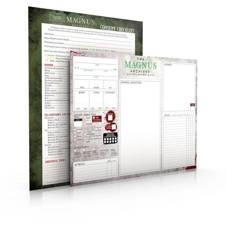 The Magnus Archives RPG: Character Portfolio (5) - Image 4