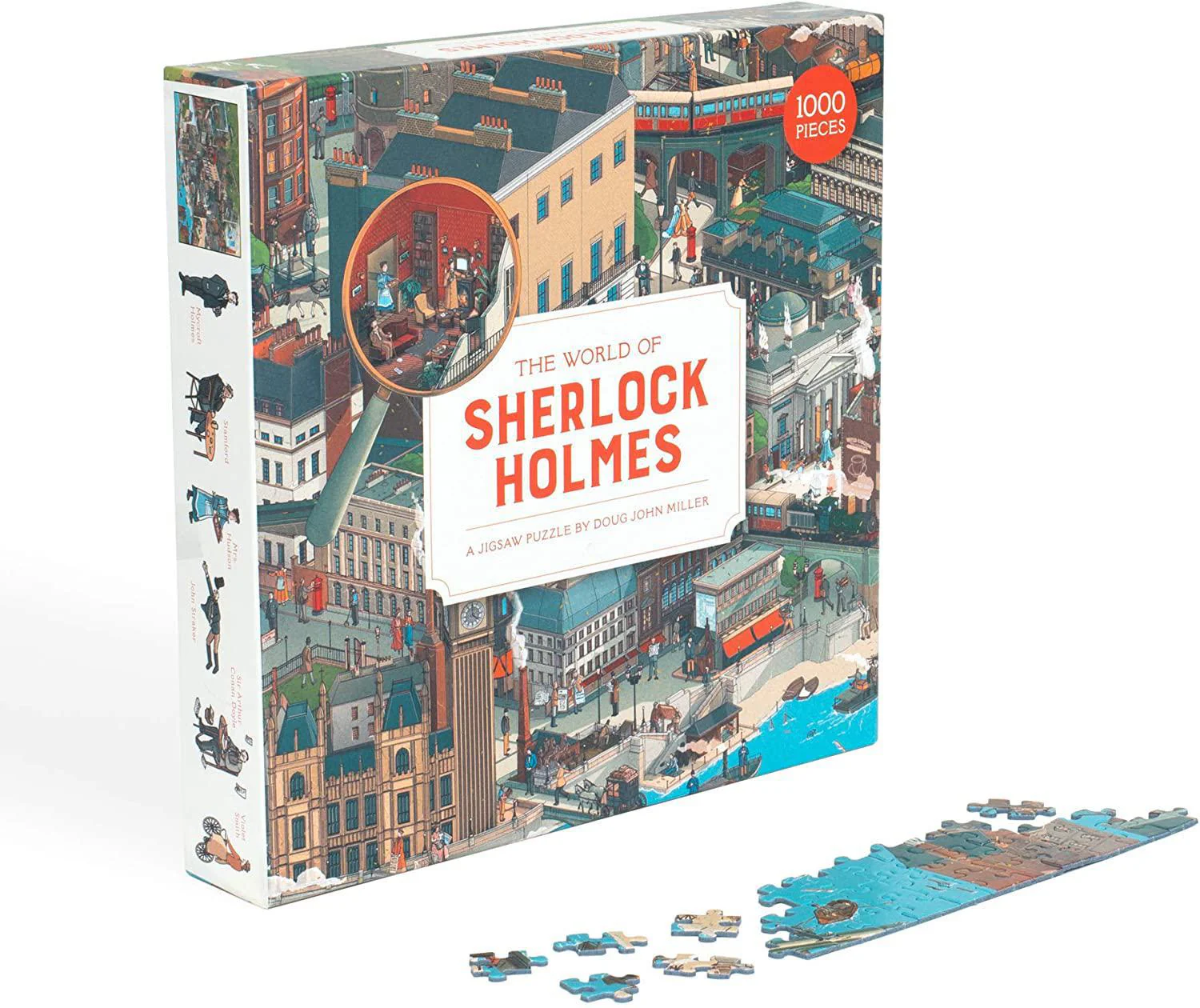 The World of Sherlock Holmes: 1000 Piece Jigsaw Puzzle - Image 2