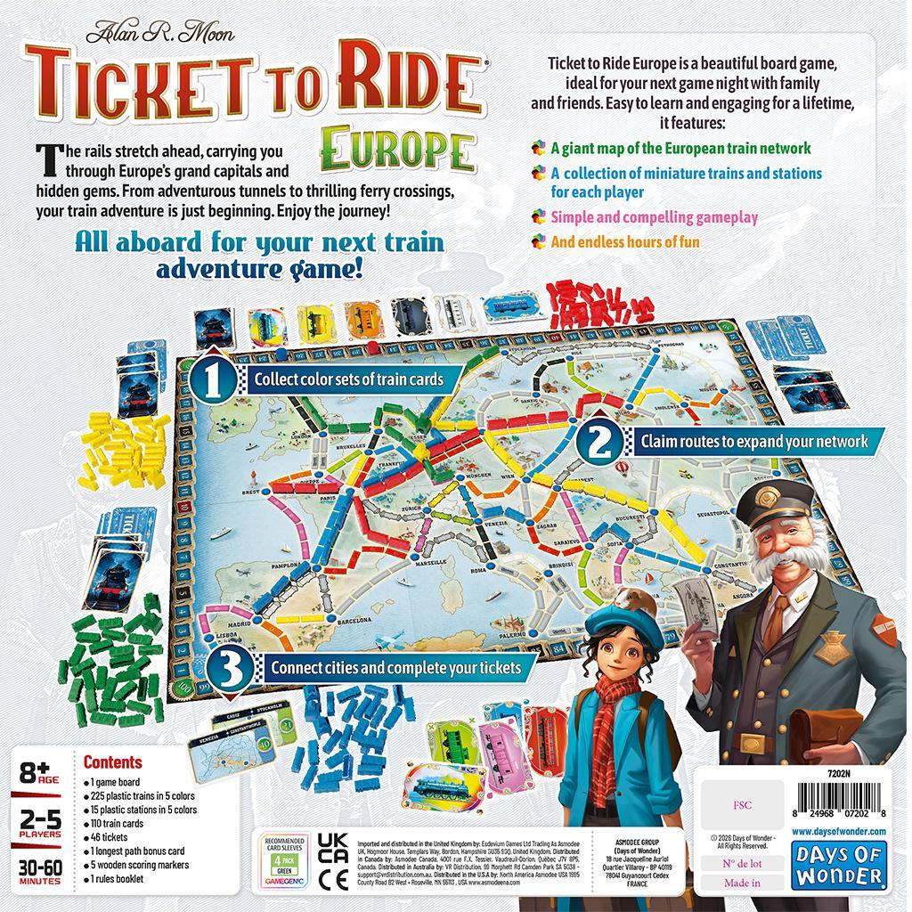 Ticket to Ride: Europe - Days of Wonder (2026) - Image 3