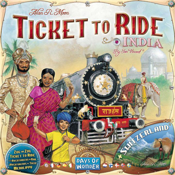 Ticket to Ride Map Collection: Volume 2 - India & Switzerland - Days of Wonder