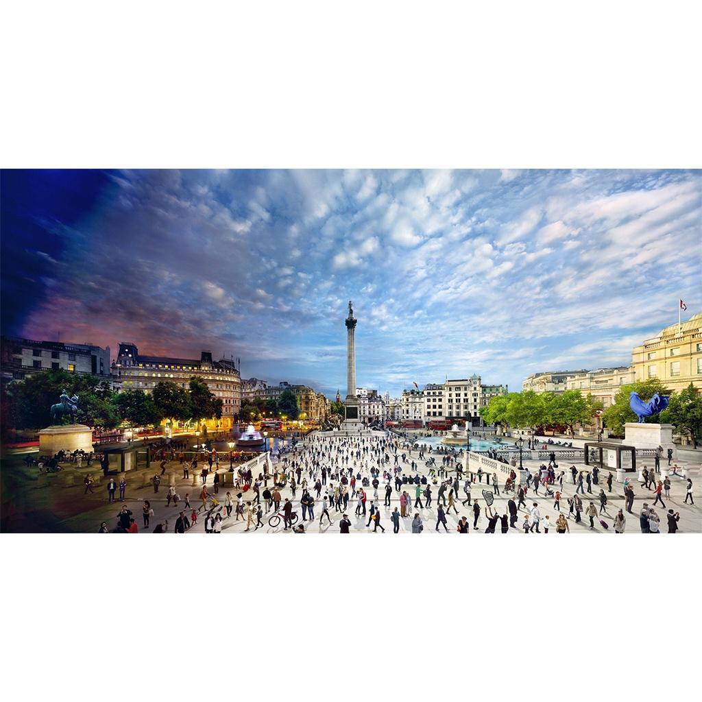 Trafalgar Square, London - Stephen Wilkes Day to Night 1012-Piece Puzzle - Image 2