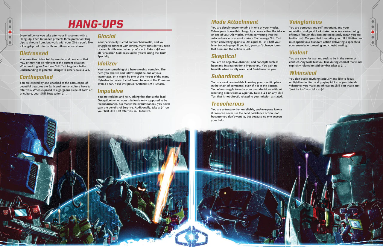 Transformers RPG: Core Rulebook - Image 3