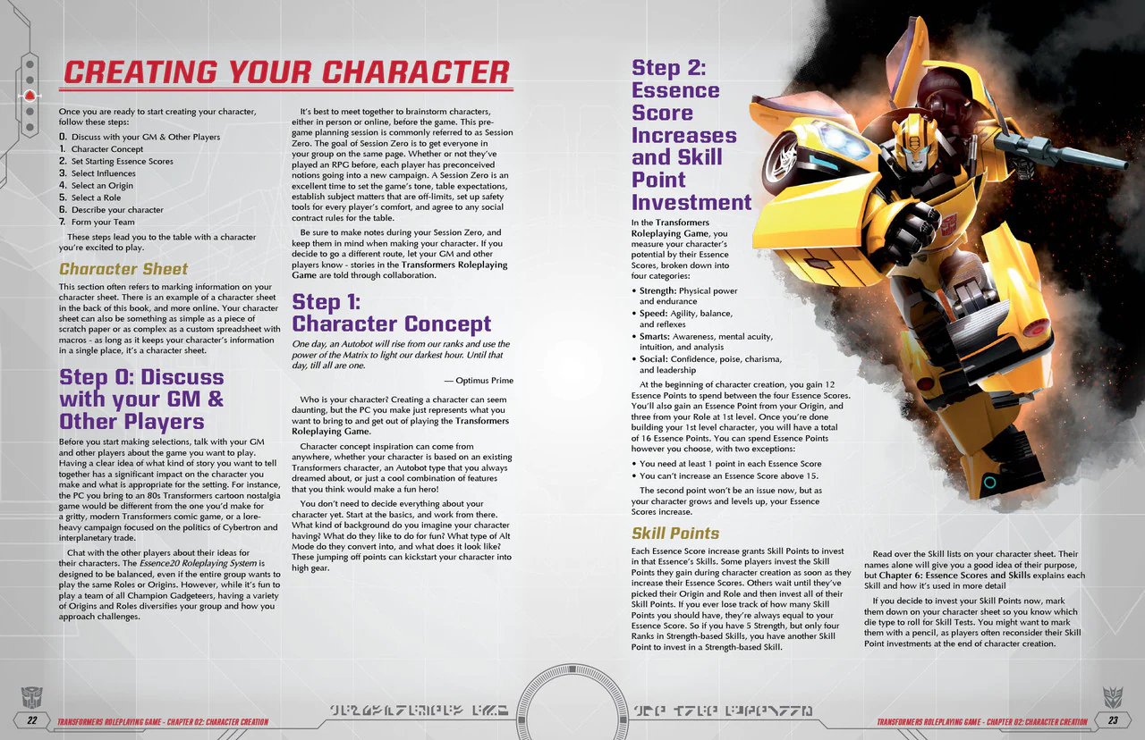 Transformers RPG: Core Rulebook - Image 4