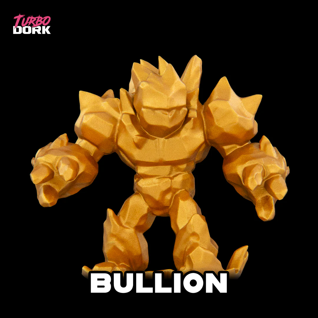 Turbo Dork: Metallic Acrylic Paint - Bullion (22ml) - Image 2
