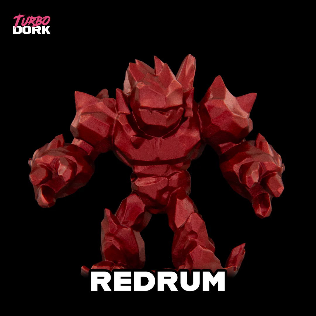 Turbo Dork: Metallic Acrylic Paint - Redrum (22ml) - Image 2