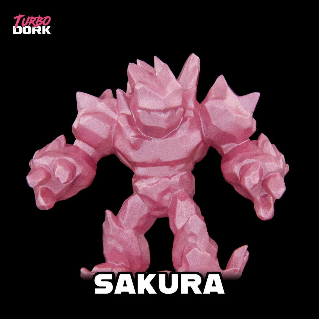 Turbo Dork: Metallic Acrylic Paint - Sakura (22ml) - Image 2