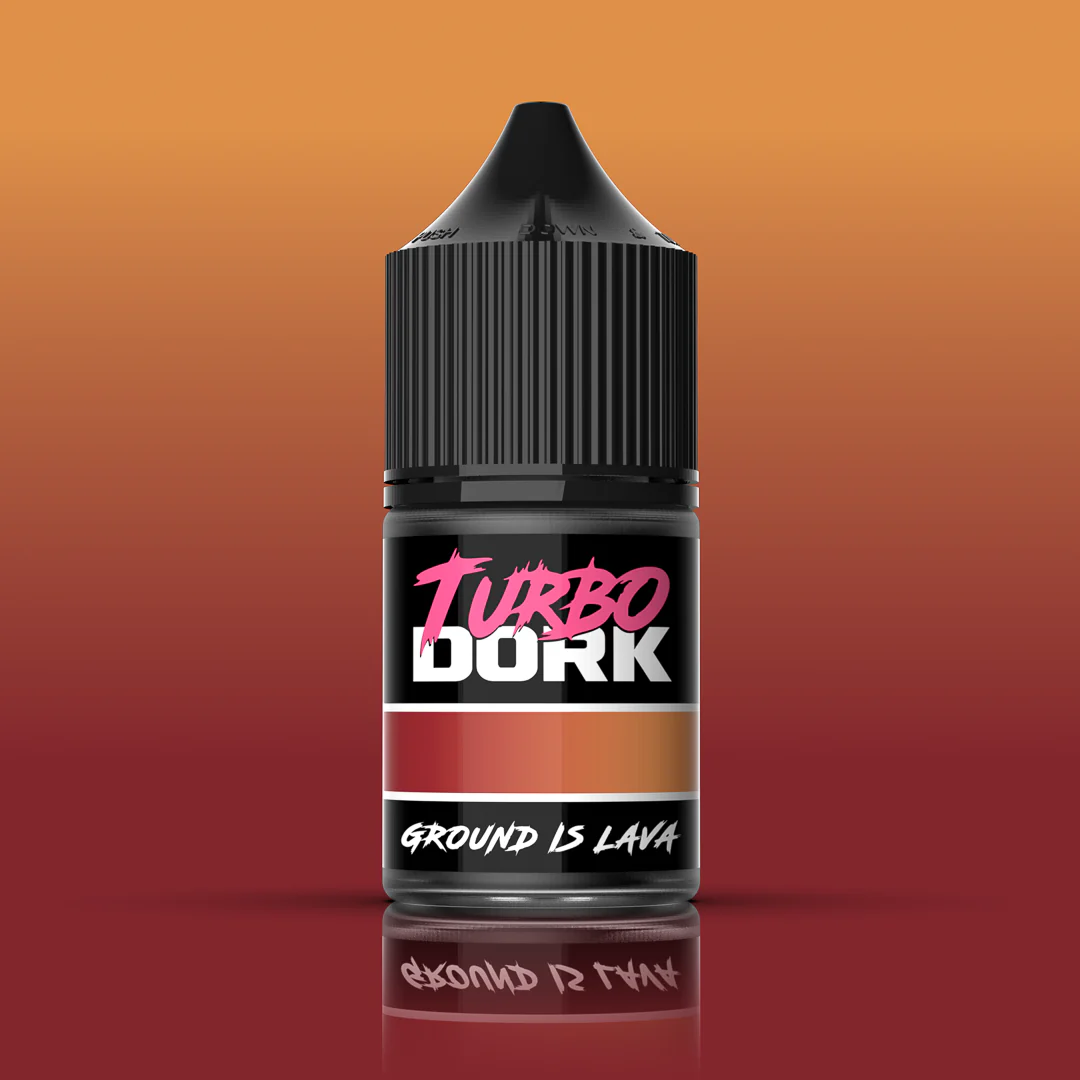Turbo Dork: TurboShift Acrylic Paint - Ground is Lava (22ml)