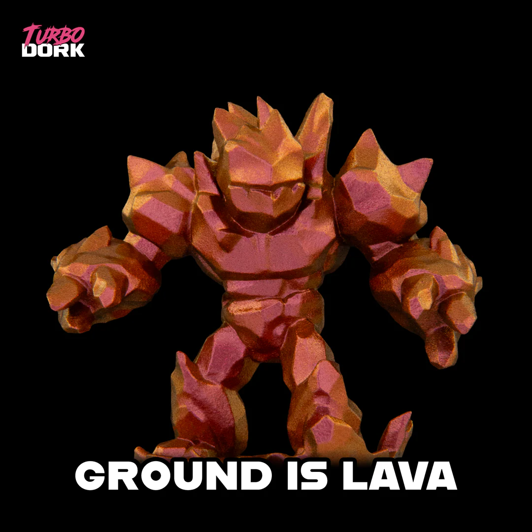 Turbo Dork: TurboShift Acrylic Paint - Ground is Lava (22ml) - Image 2