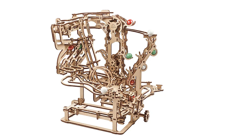 UGears: Marble Run Chain Hoist