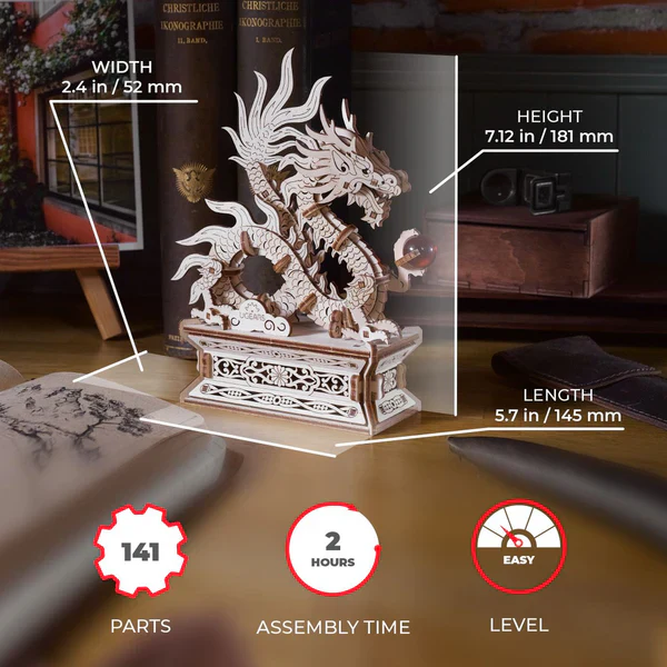 Ugears: Wooden Dragon - Image 3