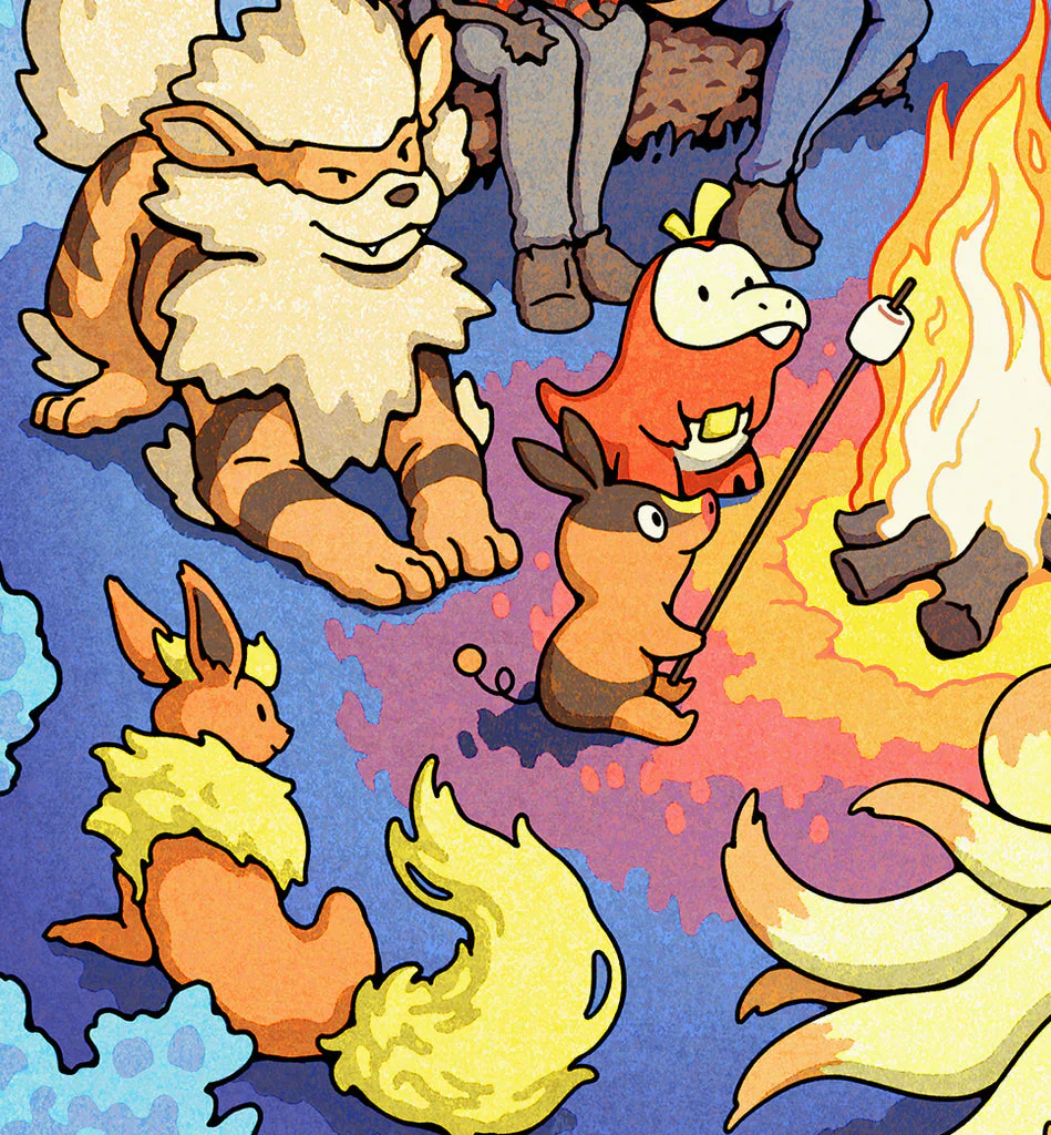 Ukiyo-e Heroes: Pokemon - Campfire Stories - Image 2