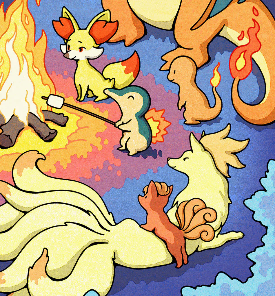 Ukiyo-e Heroes: Pokemon - Campfire Stories - Image 3