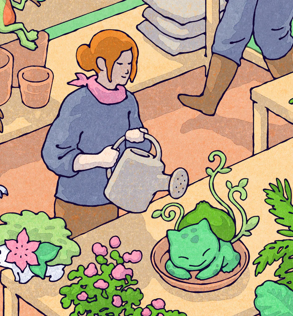 Ukiyo-e Heroes: Pokemon - Cozy Greenhouse - Image 2