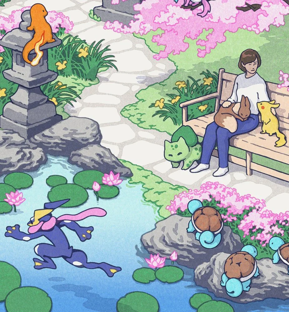 Ukiyo-e Heroes: Pokemon - Kanto Garden - Image 2