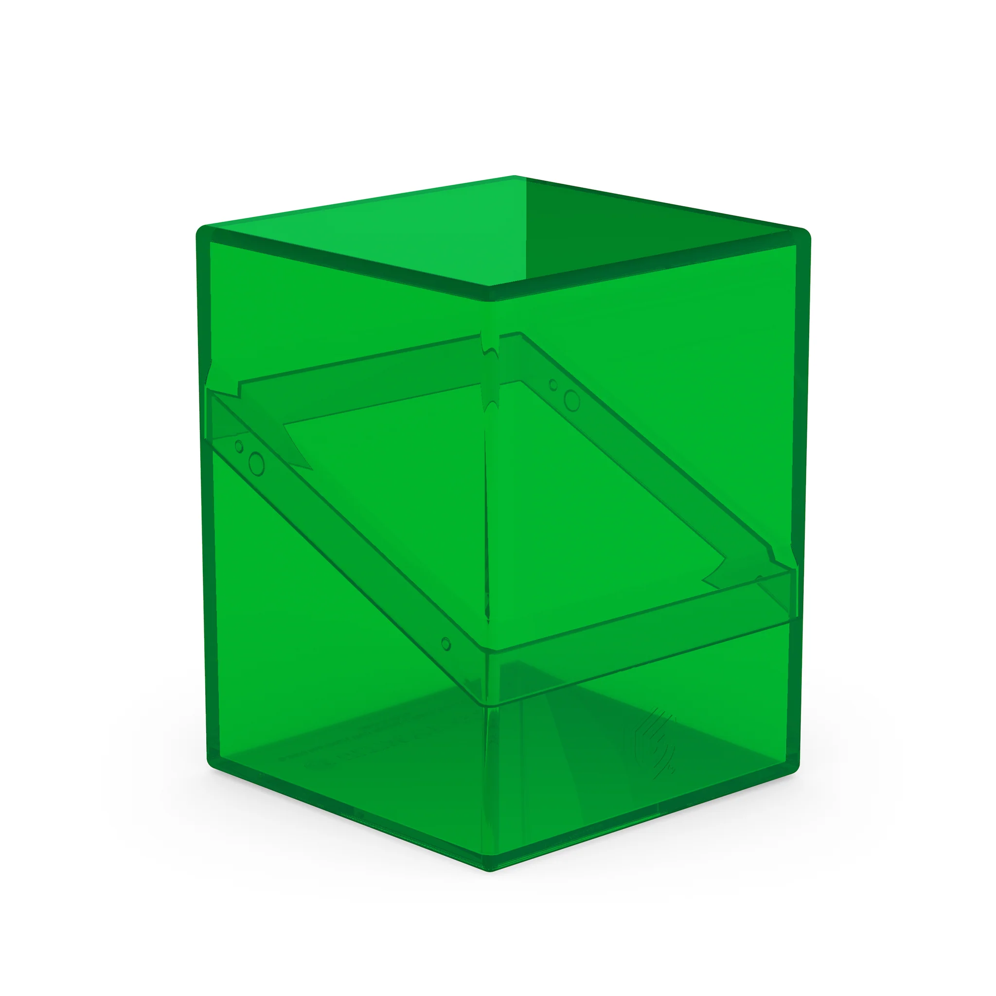 Ultimate Guard: Boulder 100+ Deck Box - Clear Emerald - Green