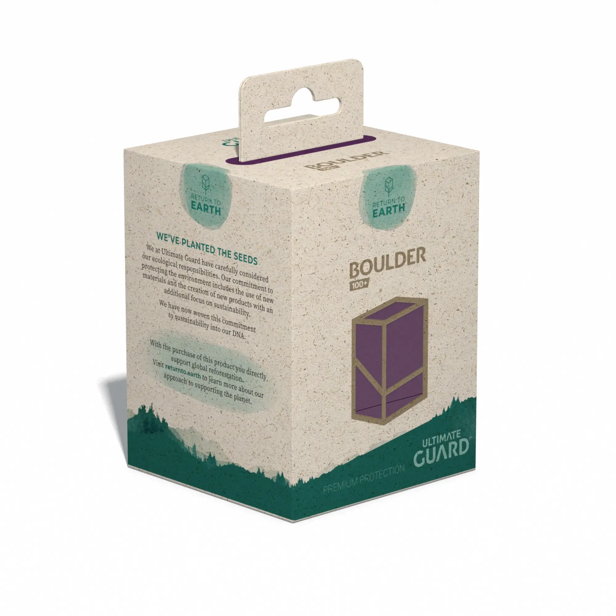 Ultimate Guard: Boulder 100+ Deck Box - Solid Purple - Image 2