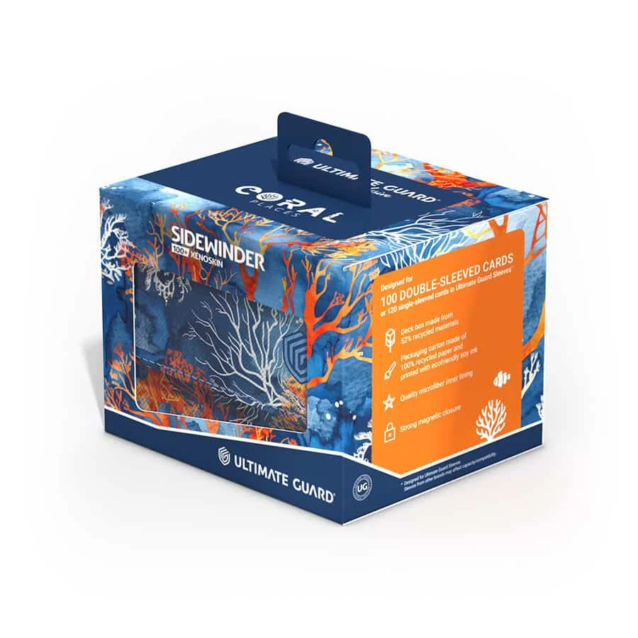 Ultimate Guard: Deck Case - Sidewinder Xenoskin - 100+ - 2025 Exclusive - Coral Places - Fiery Reef - Image 4