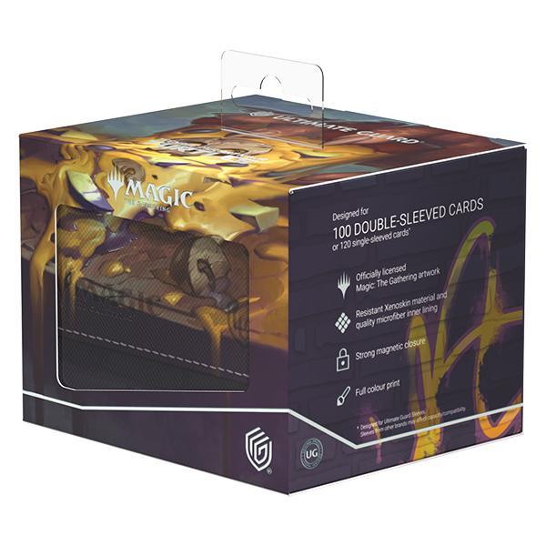 Ultimate Guard: Deck Case - Sidewinder Xenoskin - 100+ Deck Storage Box - Magic: The Gathering "Teenage Mutant Ninja Turtles" - Swamp