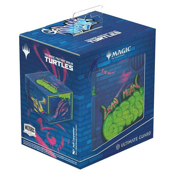 Ultimate Guard: Deck Case - Sidewinder Xenoskin - 133+ Deck Storage Box - Magic: The Gathering "Teenage Mutant Ninja Turtles" - Sewer Walls