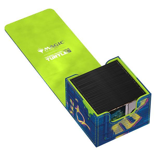 Ultimate Guard: Deck Case - Sidewinder Xenoskin - 133+ Deck Storage Box - Magic: The Gathering "Teenage Mutant Ninja Turtles" - Sewer Walls - Image 9