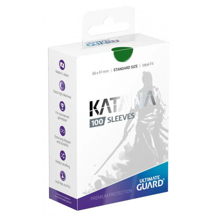 Ultimate Guard: Katana Sleeves - Green (100)