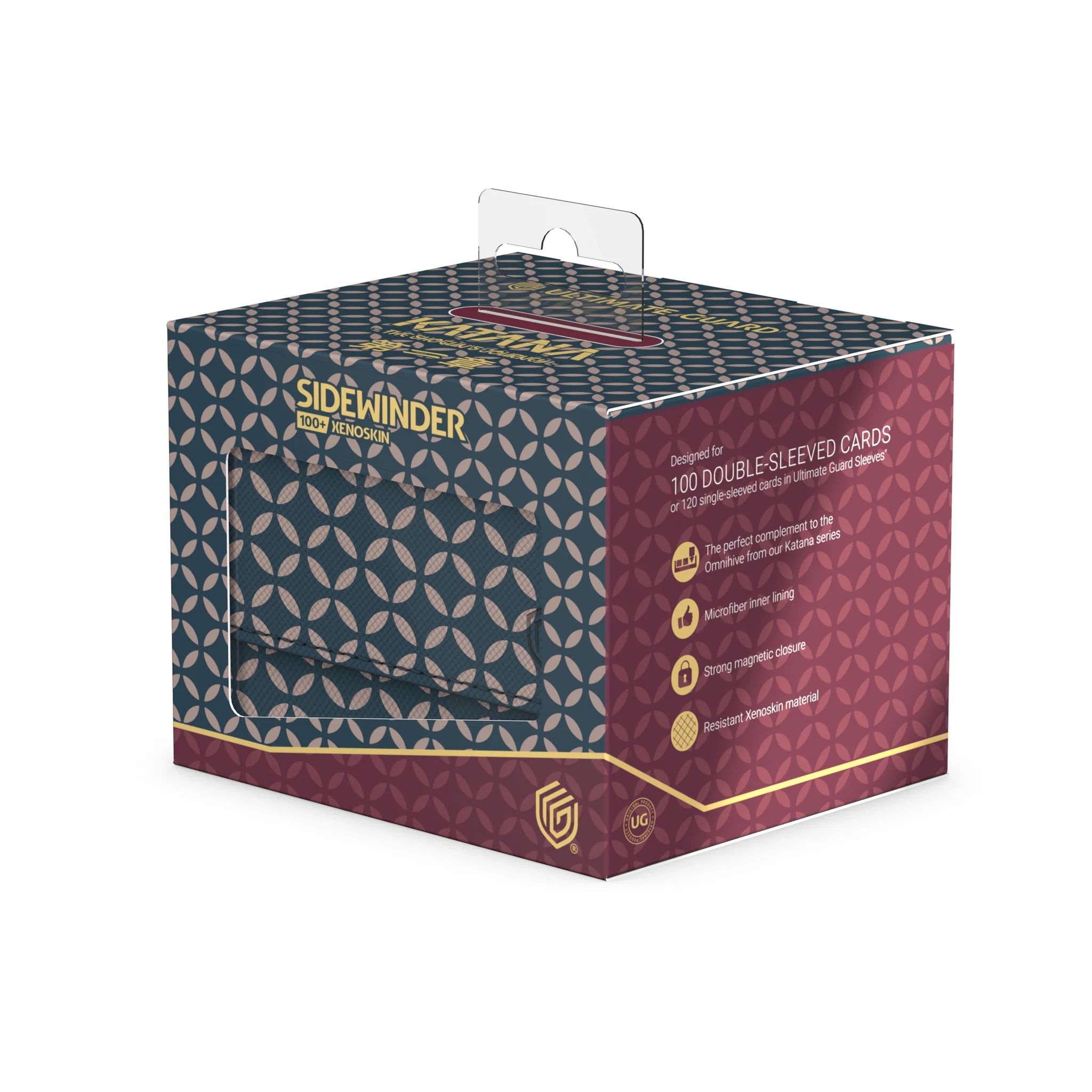 Ultimate Guard Katana: The Shogun's Journey Part II Sidewinder Xenoskin - Shippou (Blue / Dark Red) (100+)