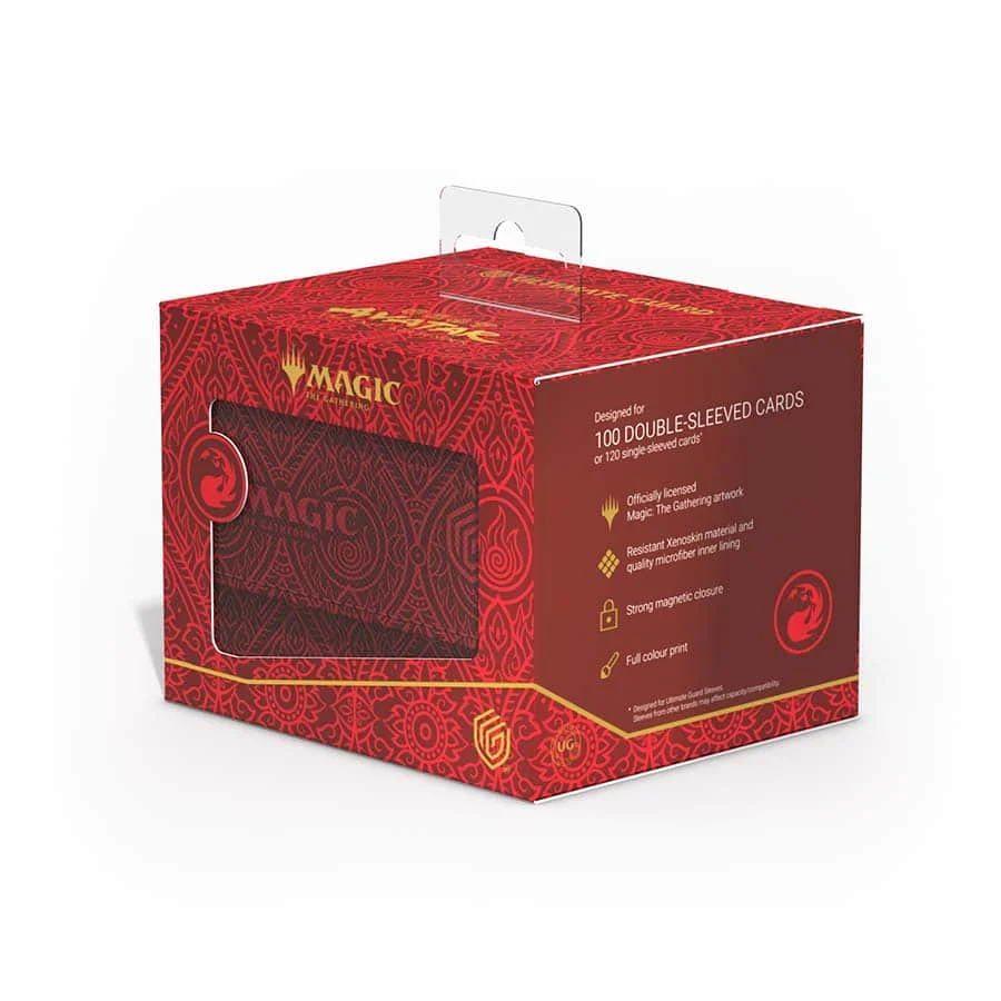 Ultimate Guard: Magic The Gathering: Deck Case Sidewinder 100 Xenoskin: TLA Avatar the Last Airbinder: Mana Symbol Red