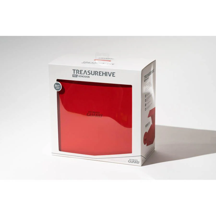 Ultimate Guard: Treasurehive 90+ XenoSkin Deck Storage Box - Red