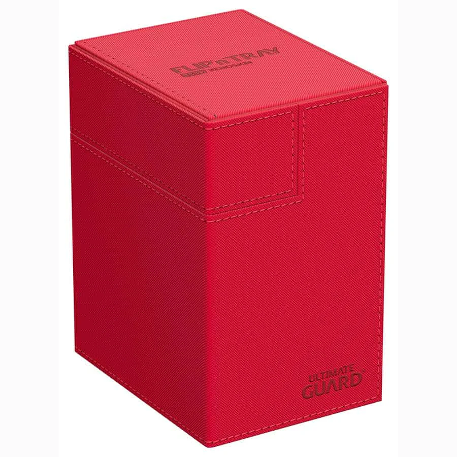 Ultimate Guard: Xenoskin Flip'N'Tray Deck Case 133+ - Monocolor Red