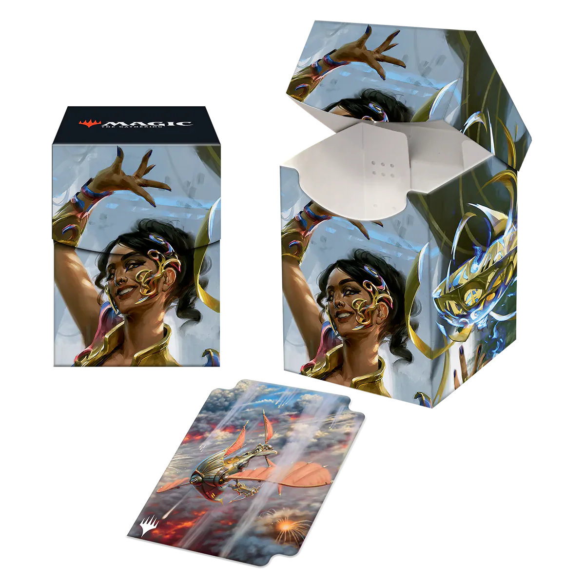 Ultra Pro: 100+ Deck Box - Magic the Gathering - The Brothers' War - Saheeli, Filigree Master