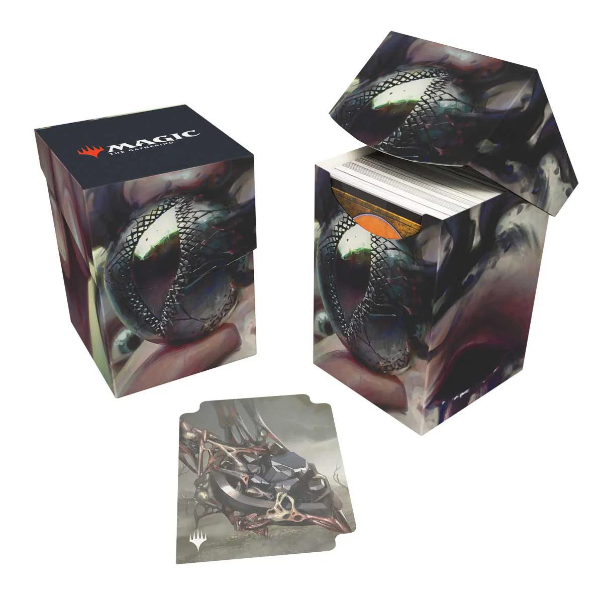 Ultra Pro: 100+ Deck Box - Magic the Gathering - Modern Horizons 3 - Black - Jet Medallion