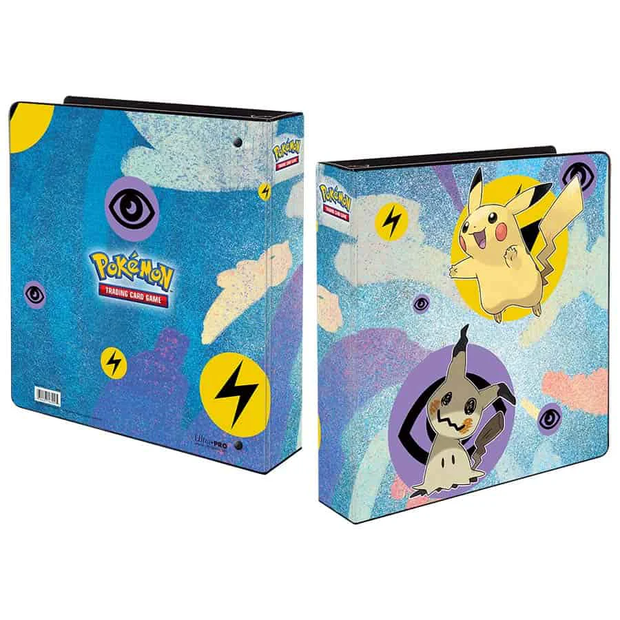 Ultra Pro: 2" Three Ring Binder 'Pikachu and Mimikyu' - For Pokemon TCG