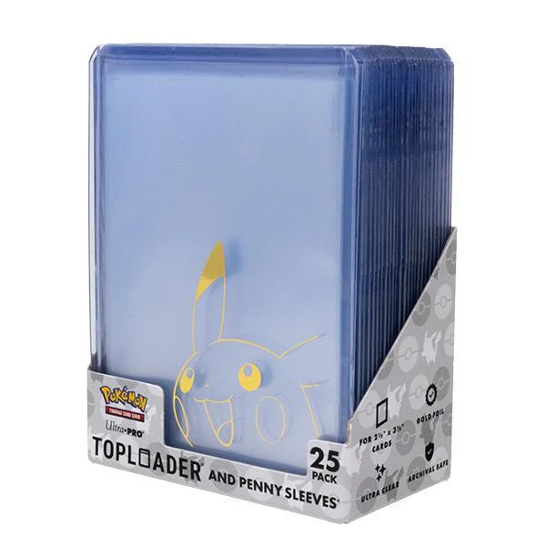 Ultra Pro: 3" x 4" Toploaders & Penny Sleeves - Pokemon - Pikachu (25) - Image 2