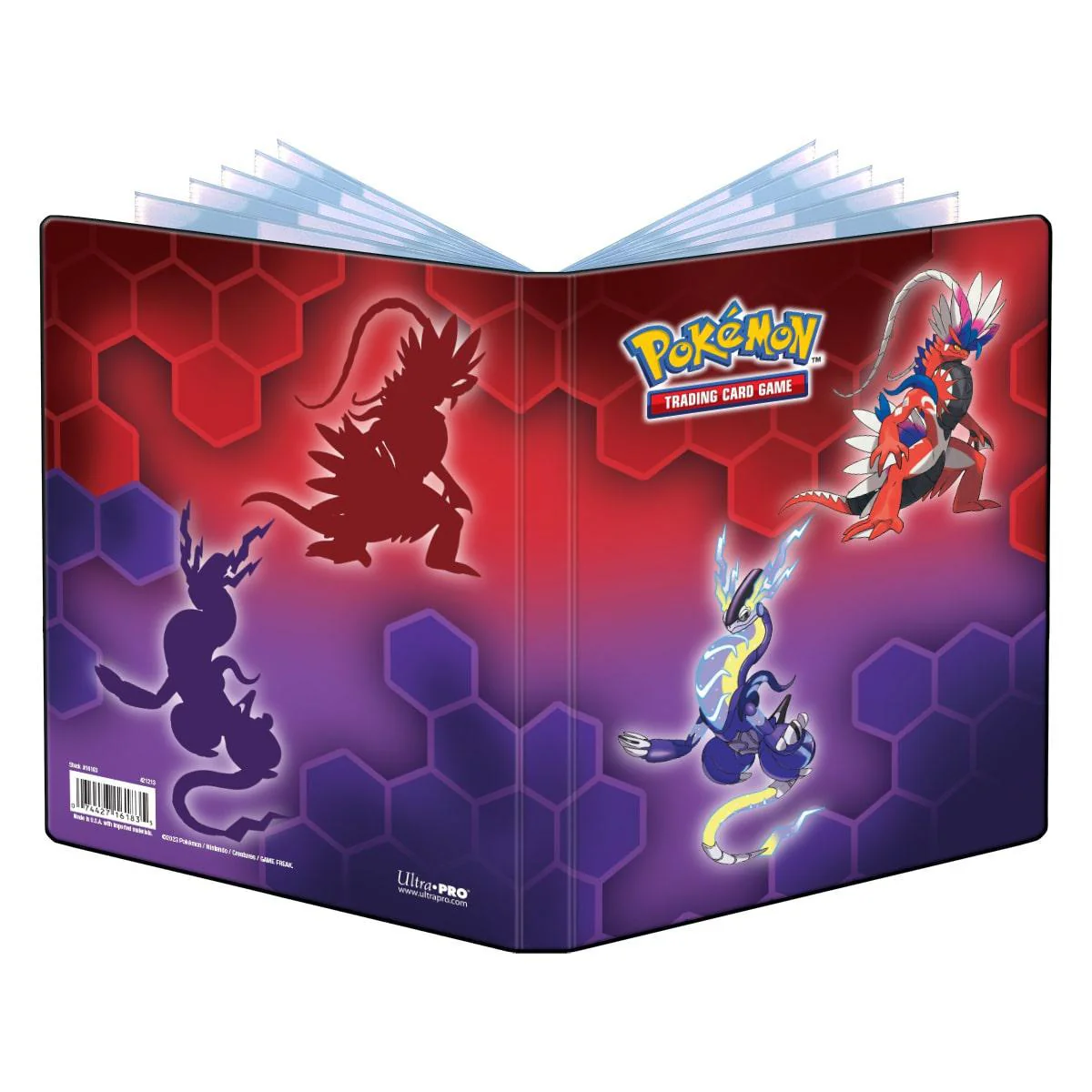 Ultra Pro:  4-Pocket Portfolio 'Koraidon and Miraidon' for Pokemon TCG