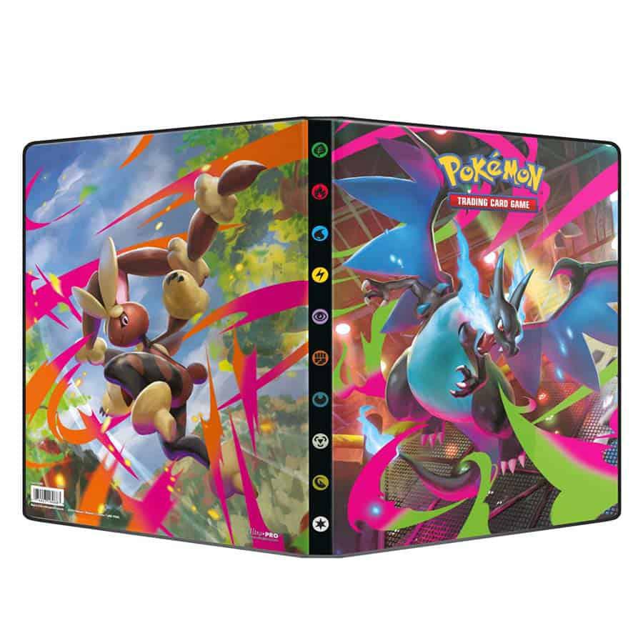 Ultra Pro: 9-Pocket Portfolio - 'Mega Charizard X and Mega Lopunny' for Pokemon Mega Evolution Phantasmal Flames