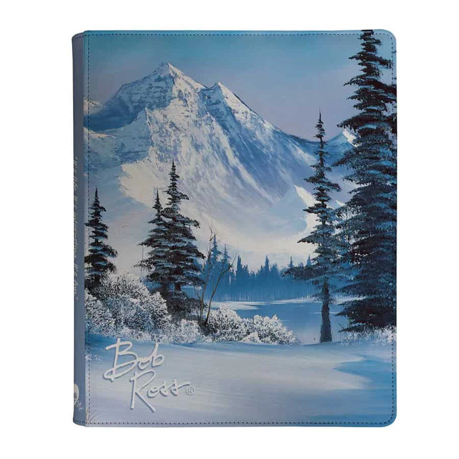 Ultra Pro: 9-Pocket Zippered PRO-Binder - Bob Ross - Winter Paradise