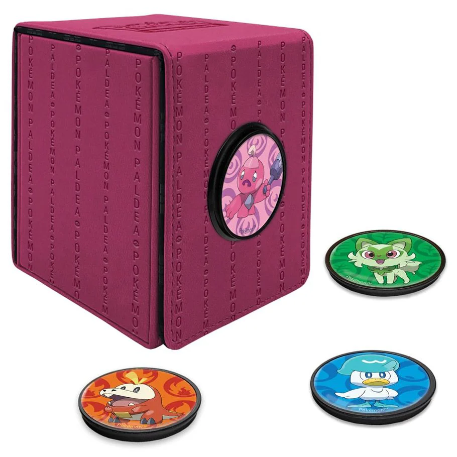 Ultra Pro: Alcove 4-Click Deck Box - For Pokemon TCG - Paldea