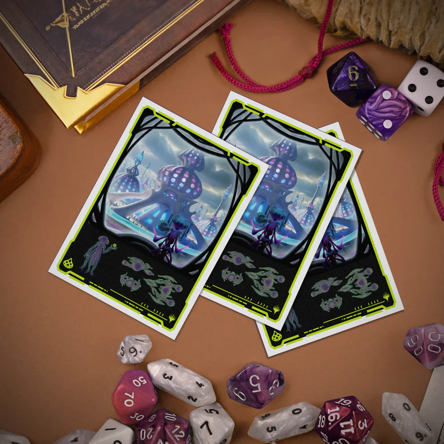 Ultra Pro: Apex Sleeves - Magic: The Gathering - Edge of Eternities -Titanic Godcore - Blue Mythic (105) - Image 3