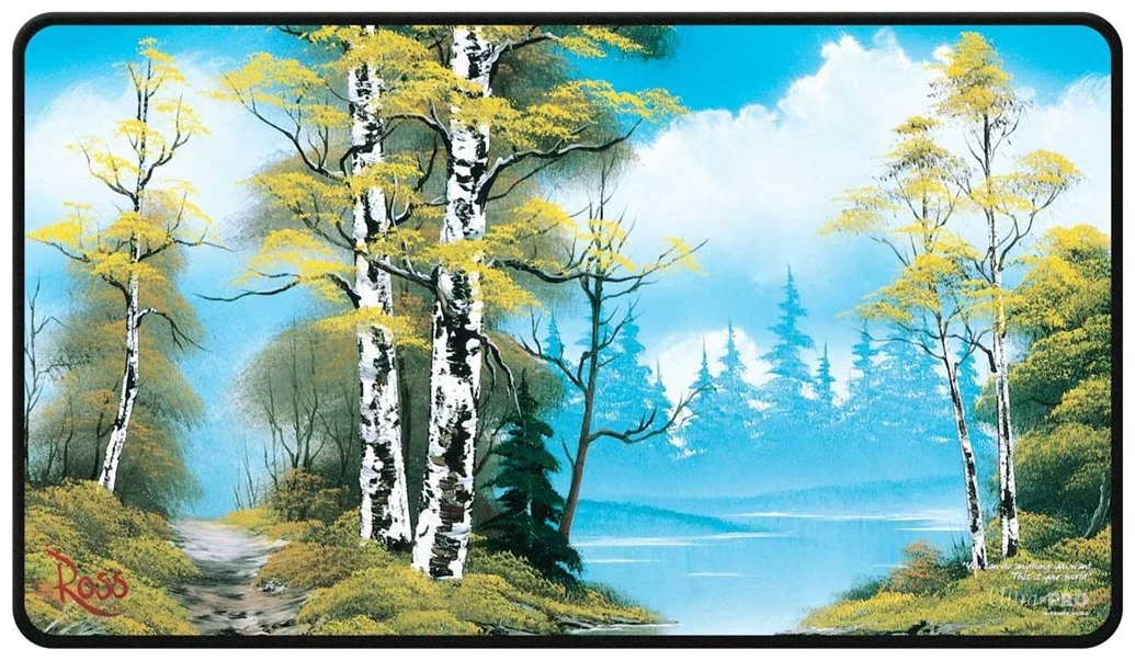 Ultra Pro: Black Stitched Playmat - Magic: The Gathering - Lakeside Path