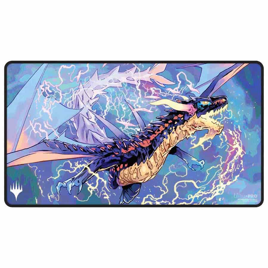 Ultra Pro: Black Stitched Playmat - Magic: The Gathering - Tarkir Dragonstorm - Neriv, the Storm