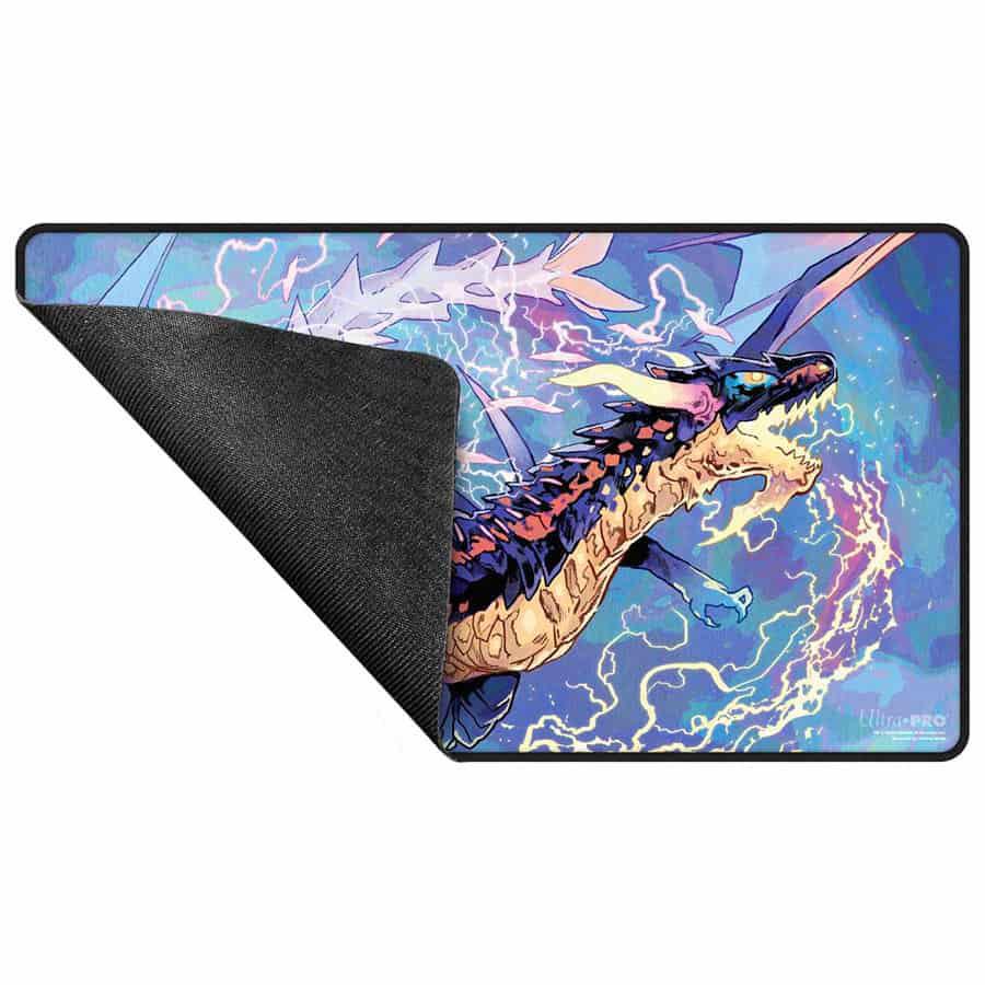 Ultra Pro: Black Stitched Playmat - Magic: The Gathering - Tarkir Dragonstorm - Neriv, the Storm - Image 2